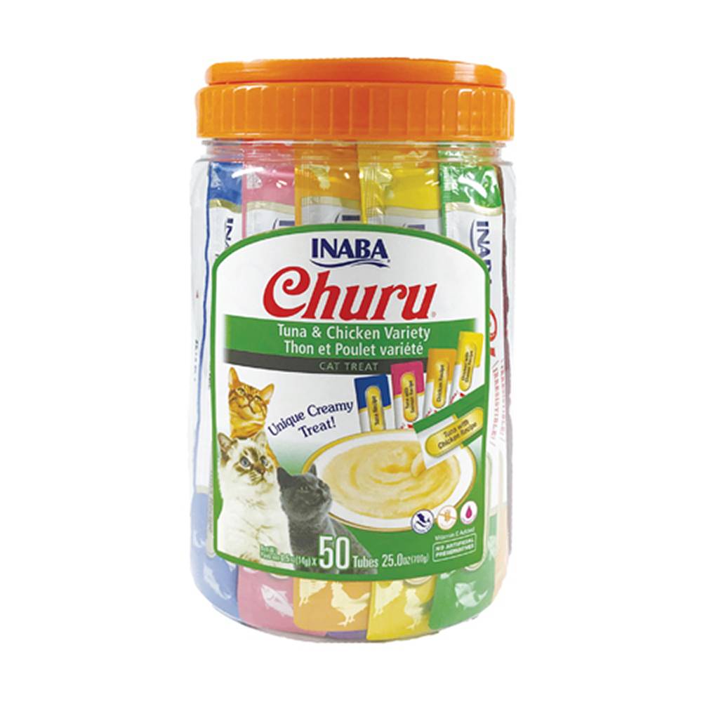 Inaba Churu Tuna Chicken Variety 50 pack