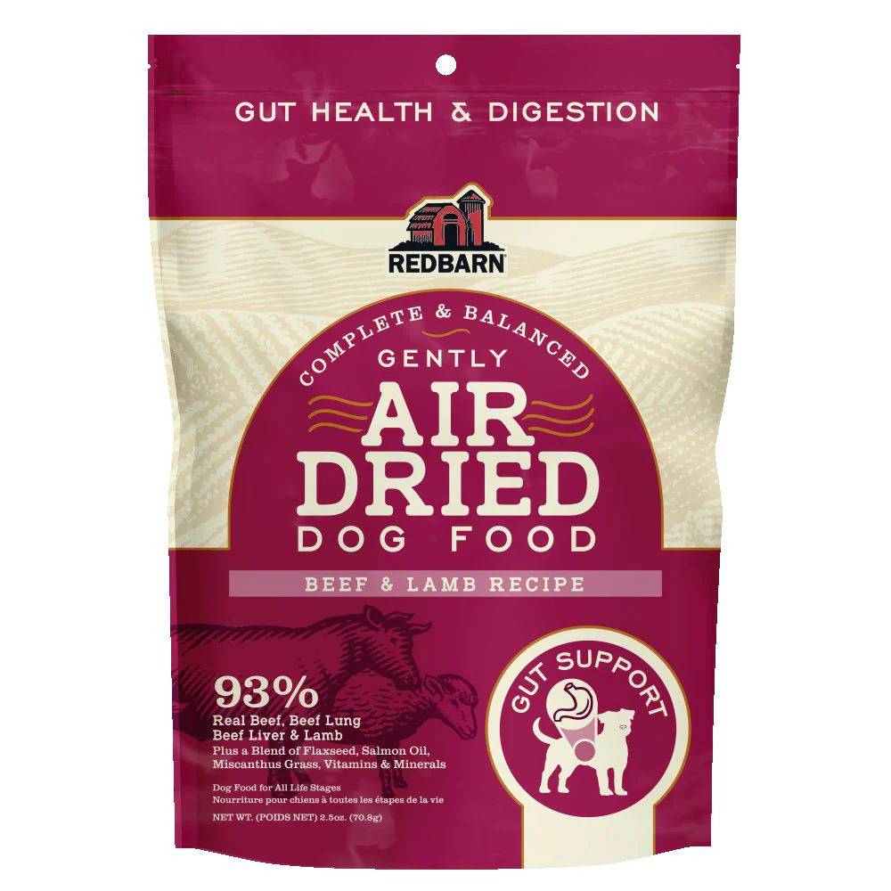 RedBarn Air Dried Gut Health Beef and Lamb Dog Food 2lb