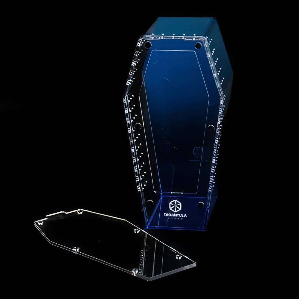 Tarantula Cribs Coffin Crib Medium Blue 10x5x5