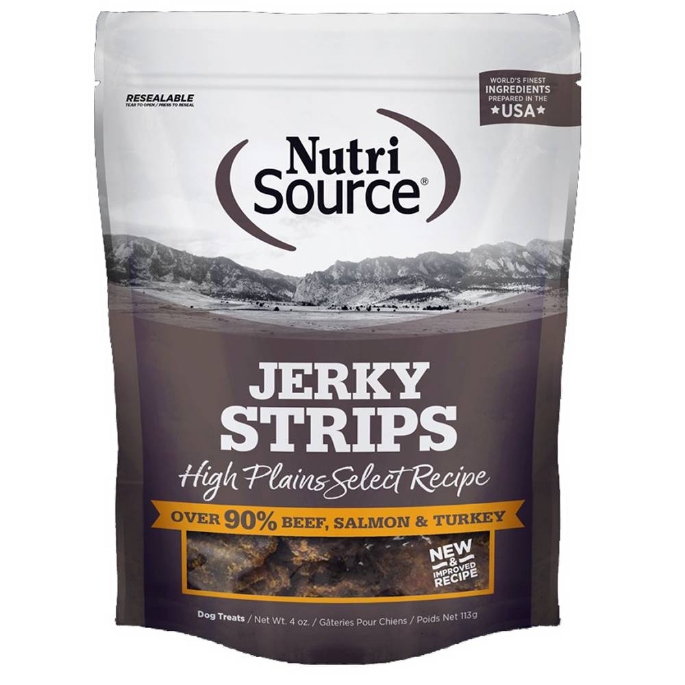 NutriSource Grain & Gluten Free High Plains Select Jerky Dog