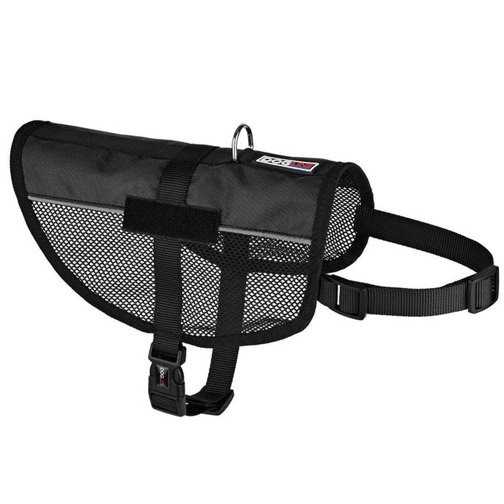 MaxAire Large Black  Mesh Vest for Service Dogs