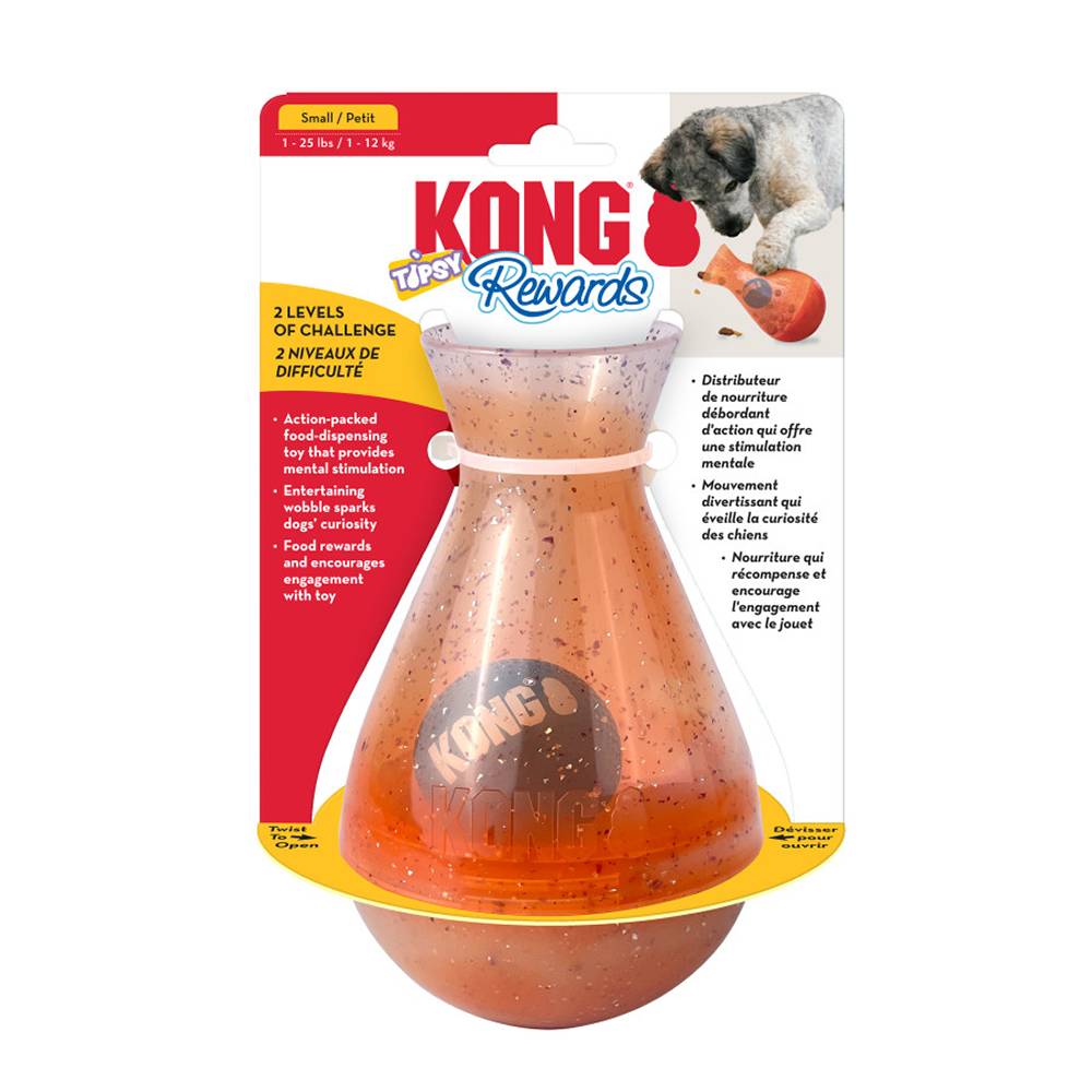 KONG Rewards Tipsy Small Treat Dispenser for Dogs