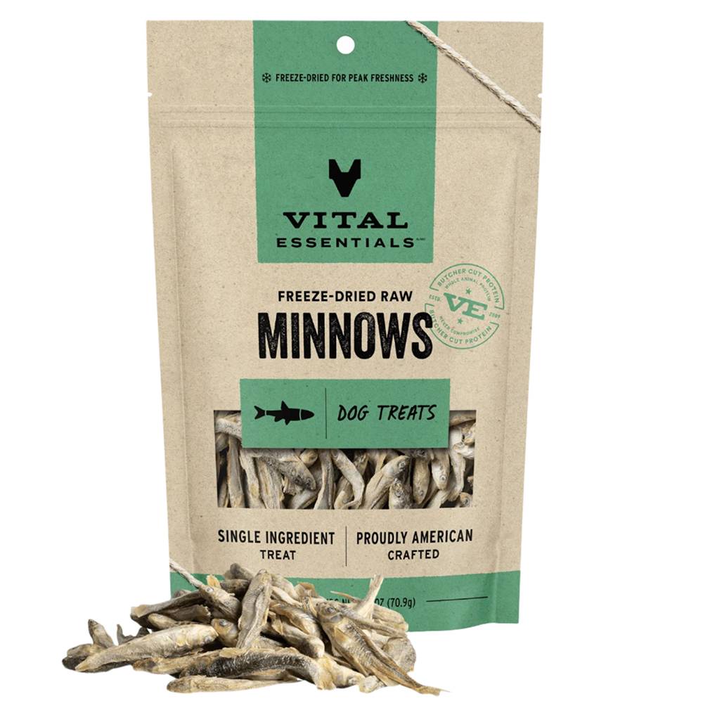 Vital Essentials FD MinnowsTreats for Dogs 2.5oz