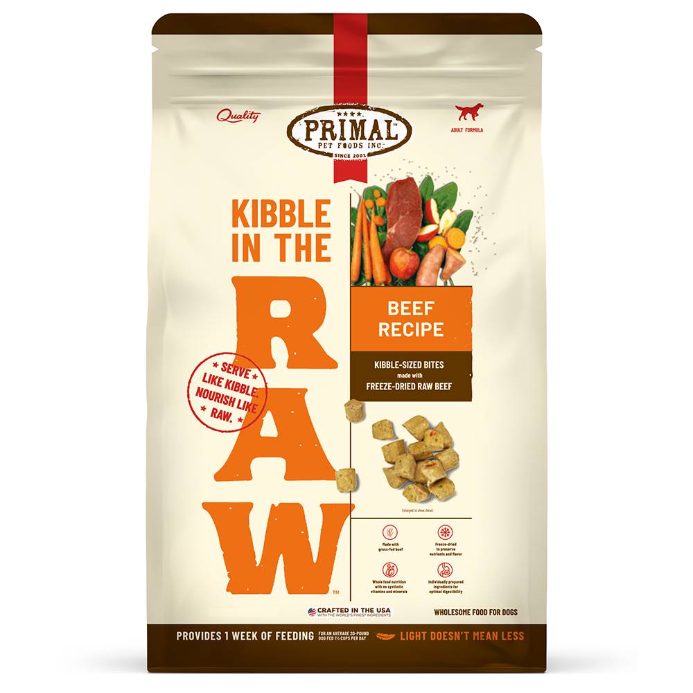 Primal Kibble in the Raw Beef 9lb