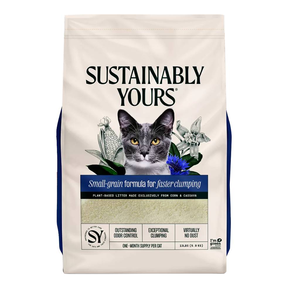 Sustainably Yours Litter Yours Small Grain Cat Litter 13lb