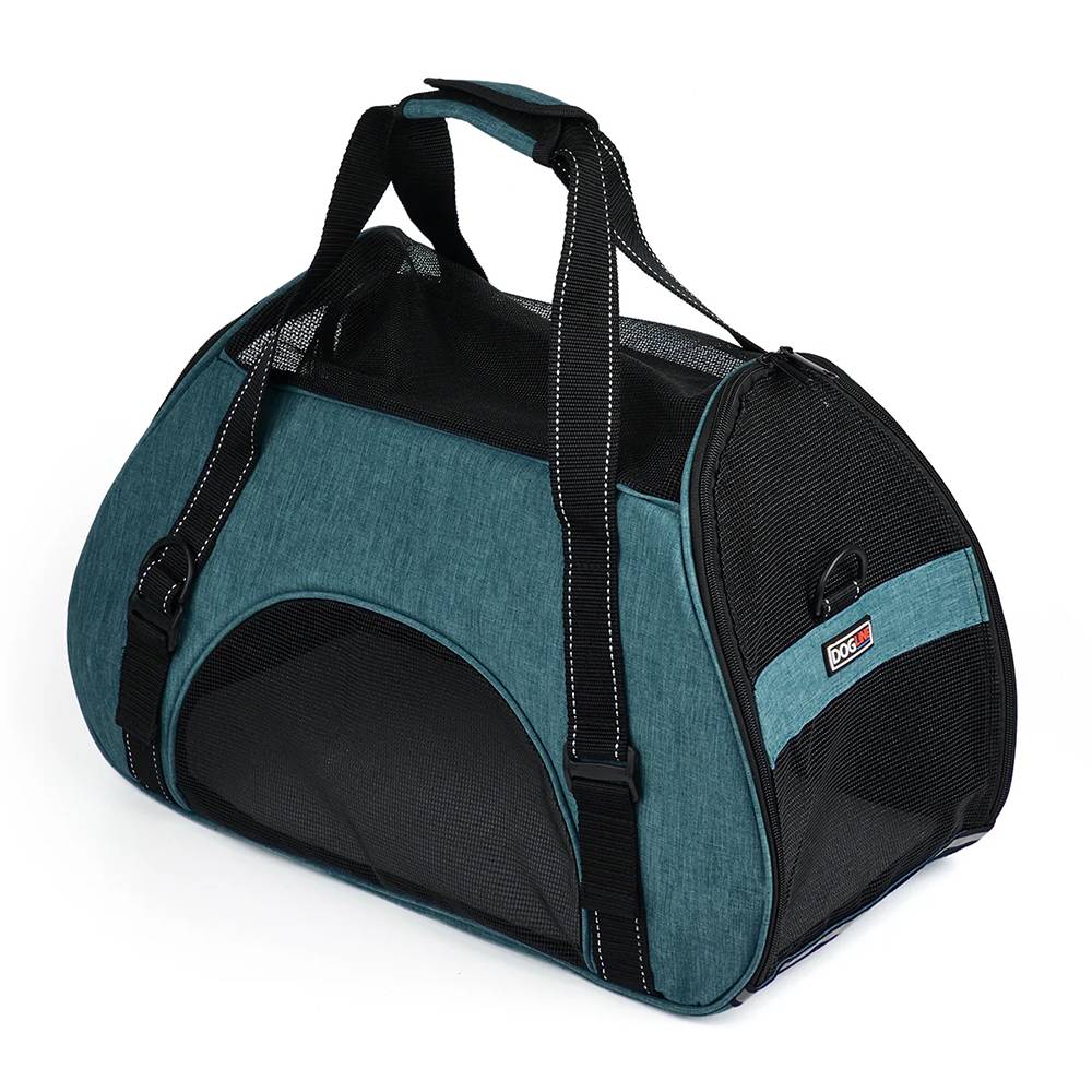 Pet Carrier Bag Pack Large Teal 22 x 10 x 14
