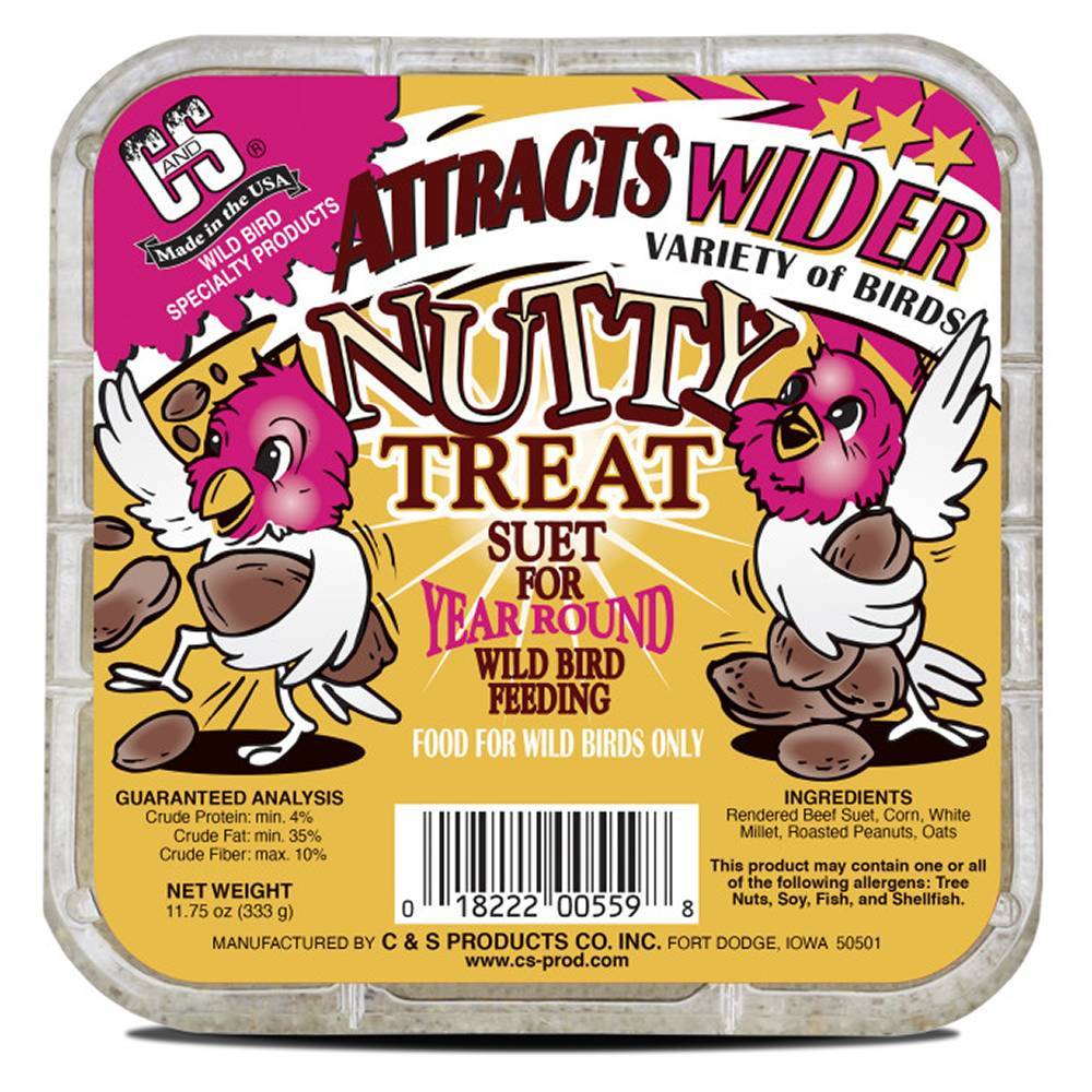 Suet Cake for Wildbirds Nutty