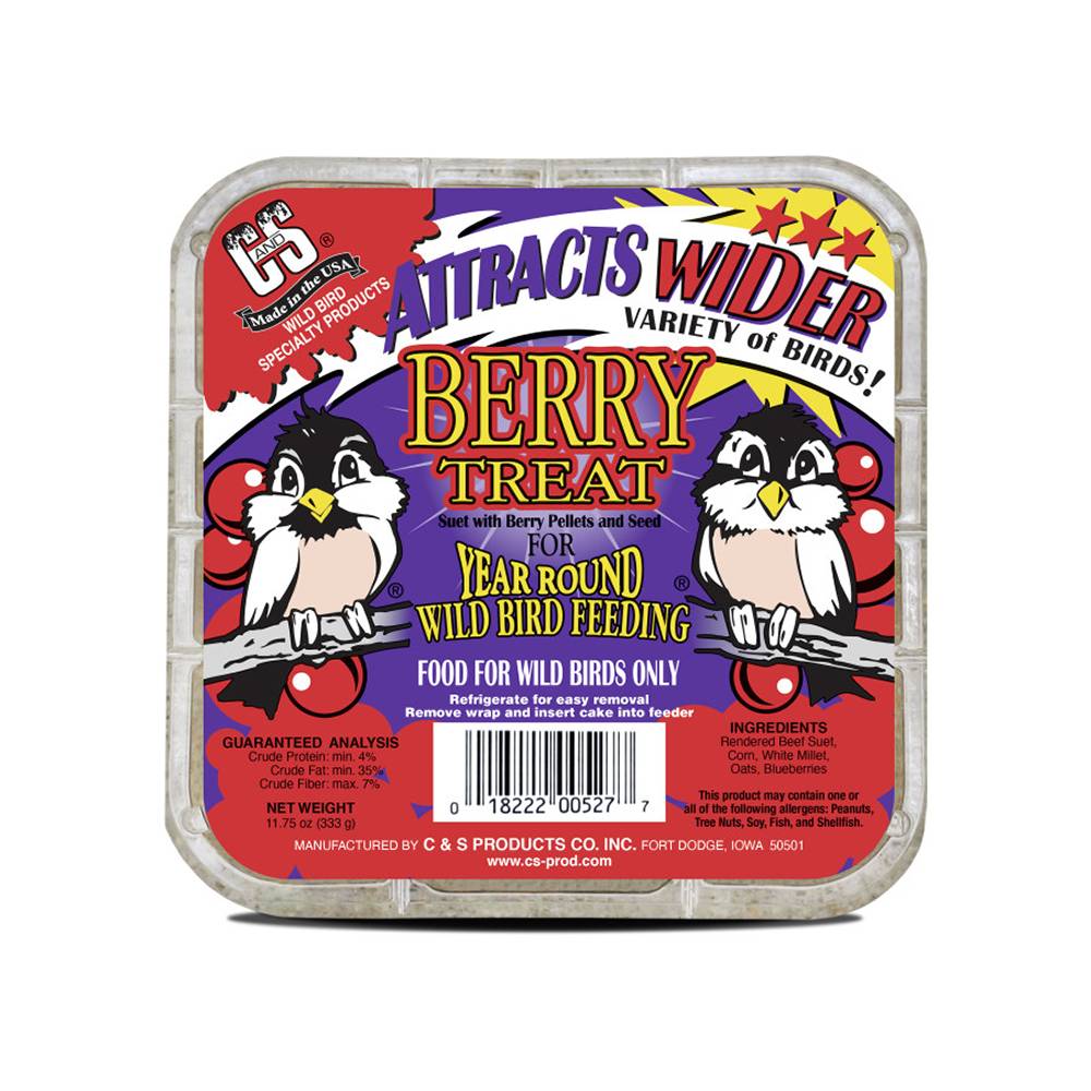 Suet Cake for Wildbirds Berry 11.75oz