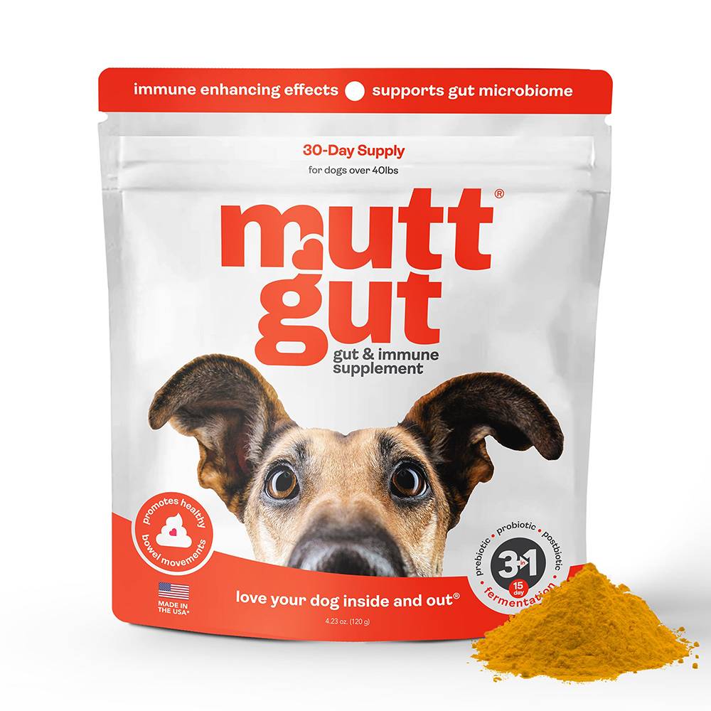 MuttGut Probiotic Supplement for Dogs over 40lb 4oz