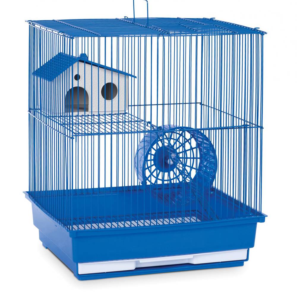 Two-Story Hamster and Gerbil Home in Blue