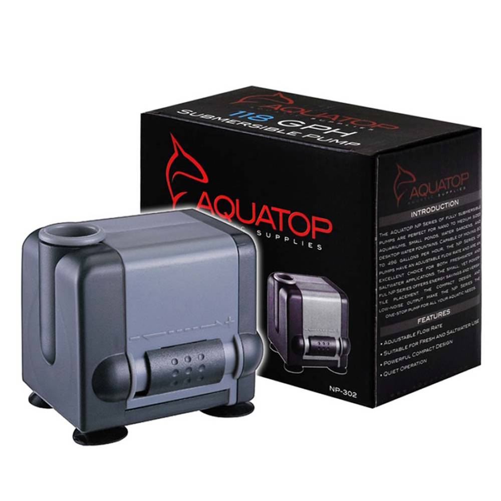 AquaTop Aquarium Submersible Pump 118 GPH
