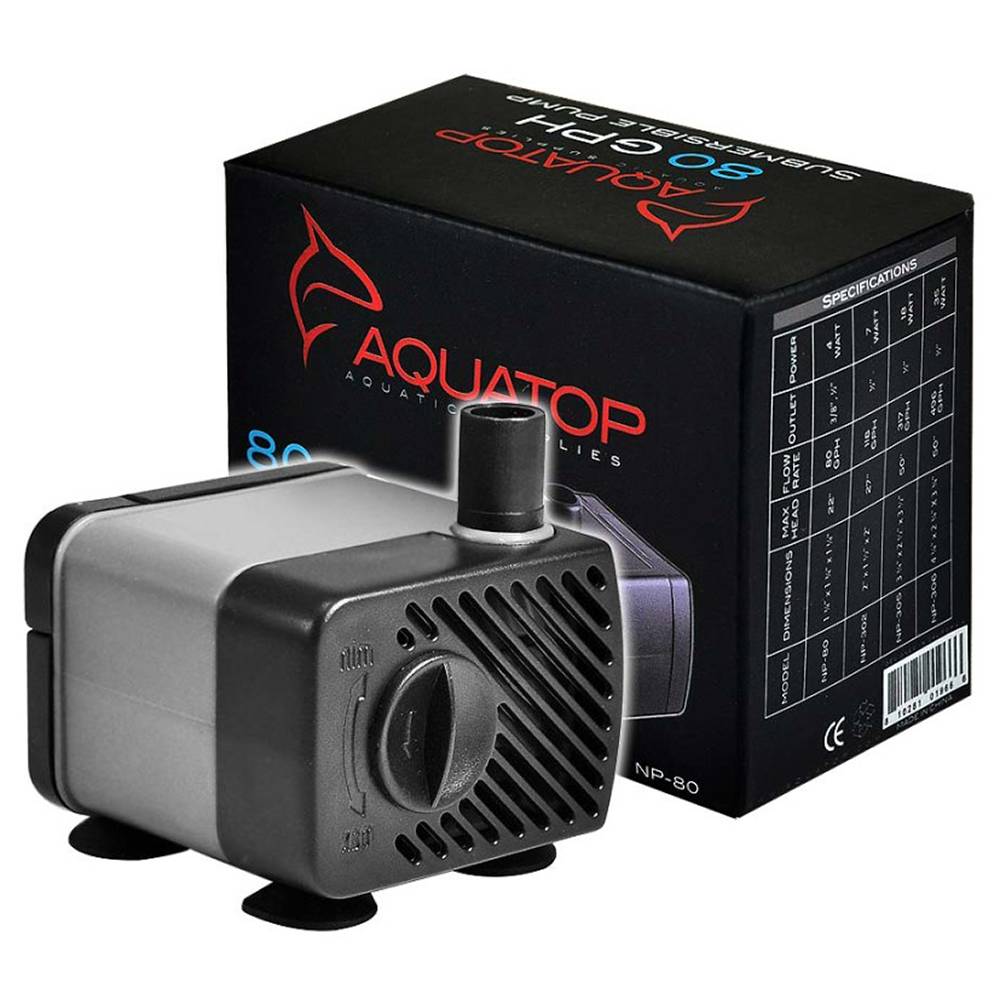 AquaTop Aquarium Submersible Pump 80 GPH
