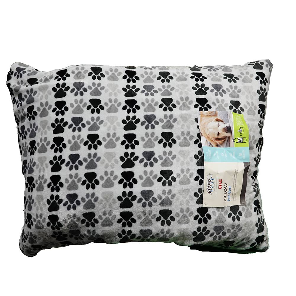 Alree Pillow Bed 36 x 27 Silver