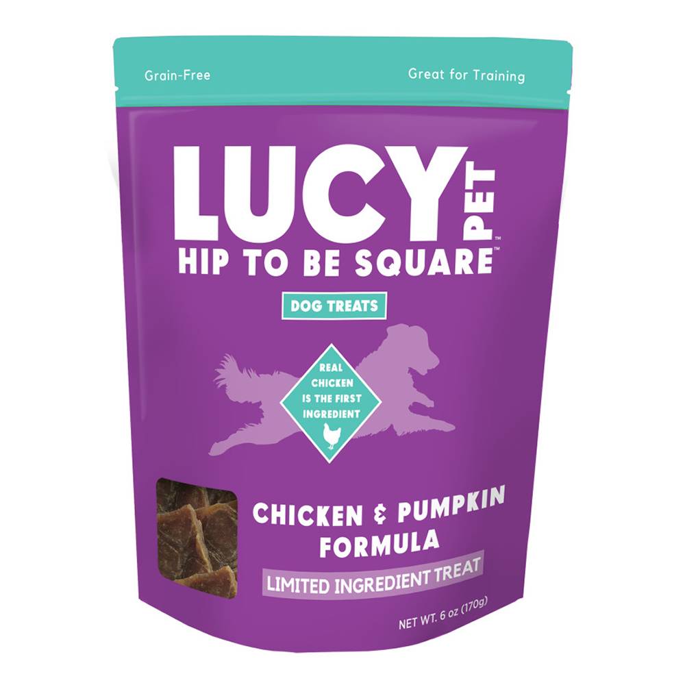 Lucy Pet Hip to be Square Chicken and Pumpkin 6oz