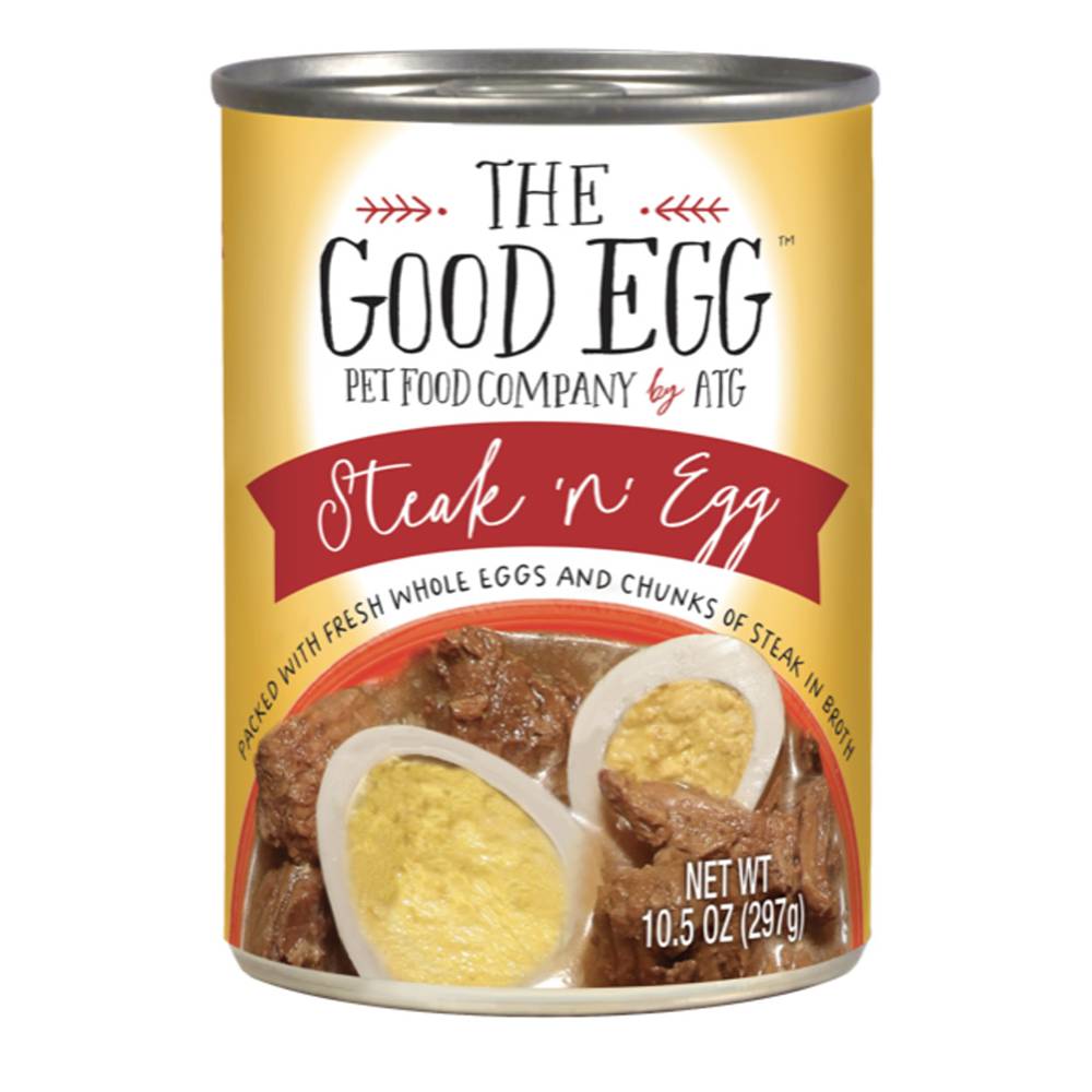 The Good Egg Steak n Egg Canned Dog Food 10.5oz