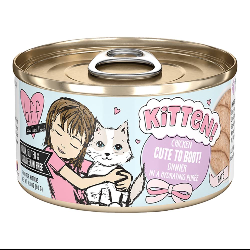 BFF Cute to Boot Chicken Cat Food 2.8oz case