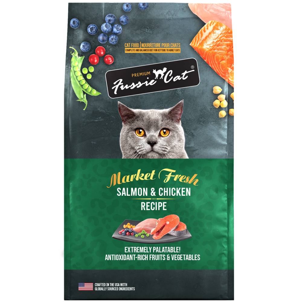 Fussie Cat Salmon and Chicken Meal Cat Food Recipe 10lb
