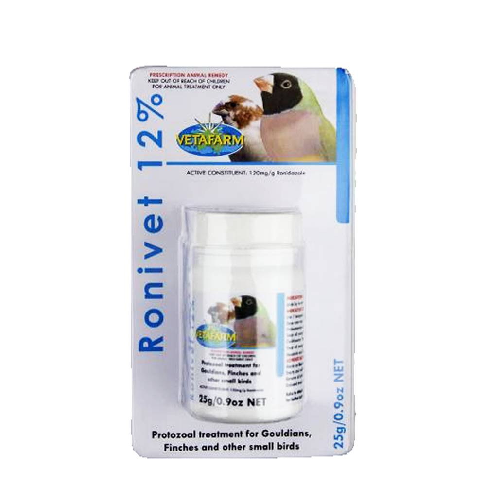 Vetafarms Ronivet 12% for Avian Parasitic Disease 25g