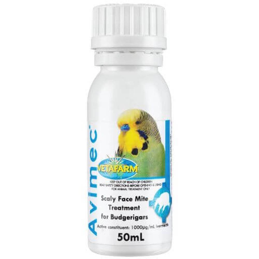 Vetafarms Avimec Treatment for Scaly Face Mites 50ml