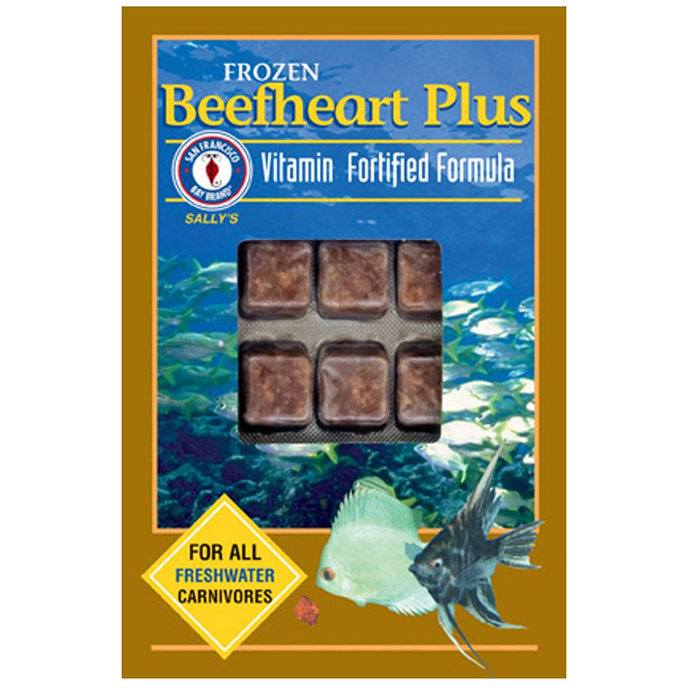 Beefheart Plus Frozen Fish Food 3.5oz 30ct
