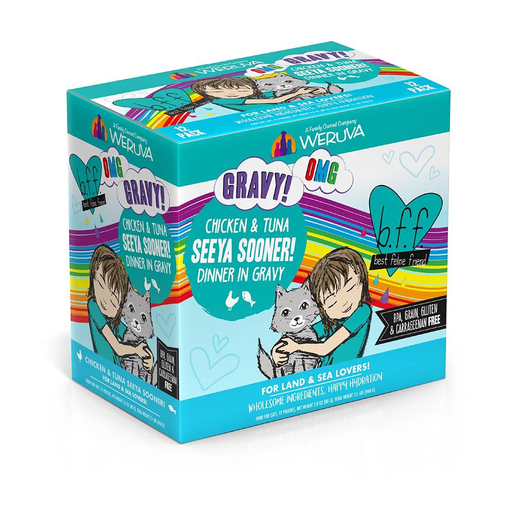 BFF Chicken Tuna Seeya Sooner! Pouch 2.8oz case