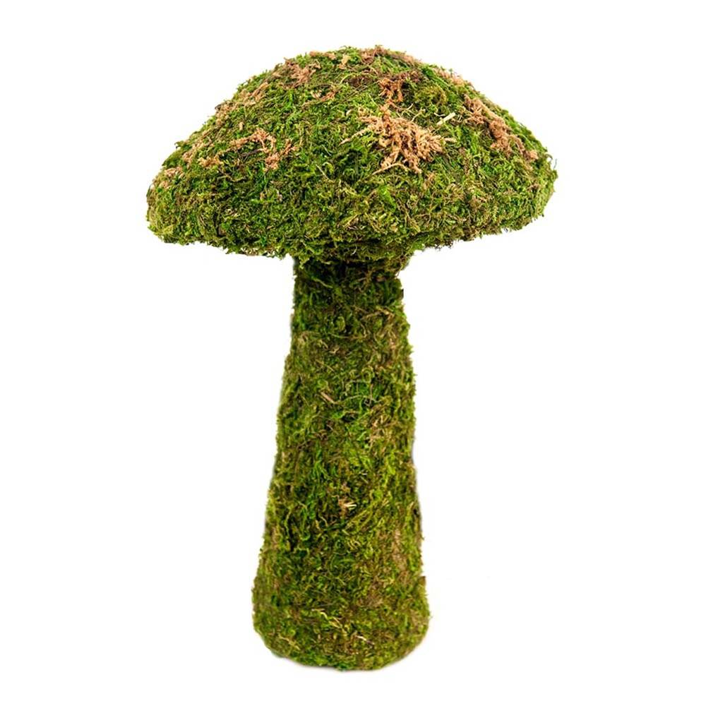 Galapagos Moss Mushroom Terrarium Ornament 11 inches