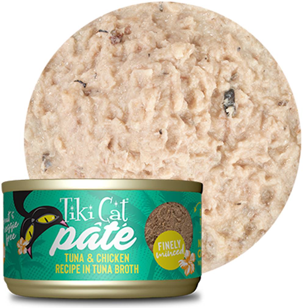 Tiki Cat Ahi Tuna Chicken Cat Food 2.8oz Case
