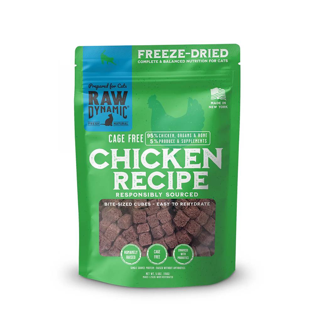 Raw Dyamic Freeze Dried Chicken Cat Food 5.5oz