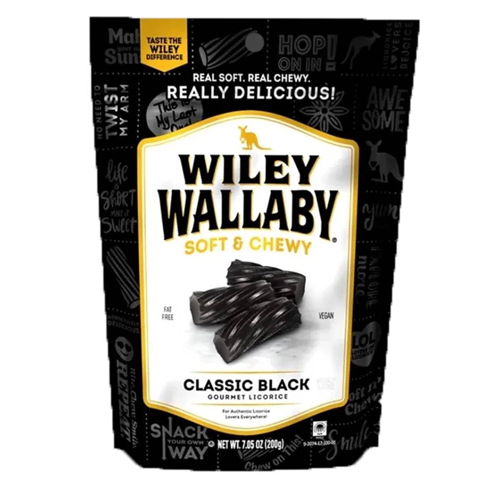 Wiley Wallaby Classic Black Licorice For People 10oz