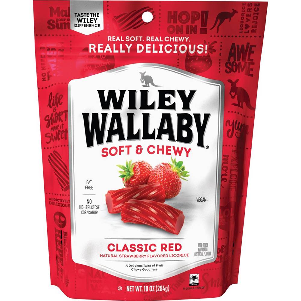 Wiley Wallaby Classic Red Licorice For People 10oz