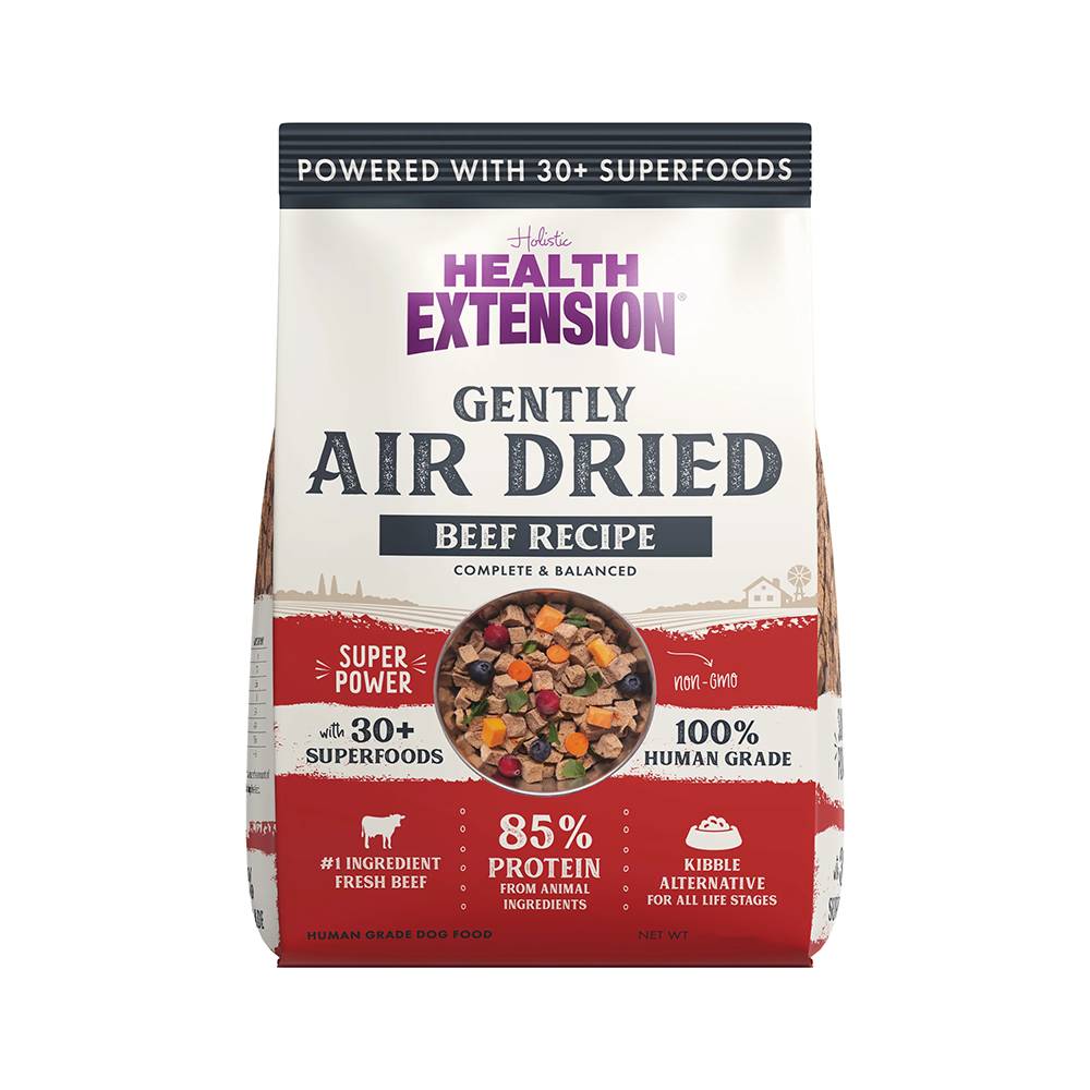 Health Extension Air Dried Complete Beef Dog Food 12oz