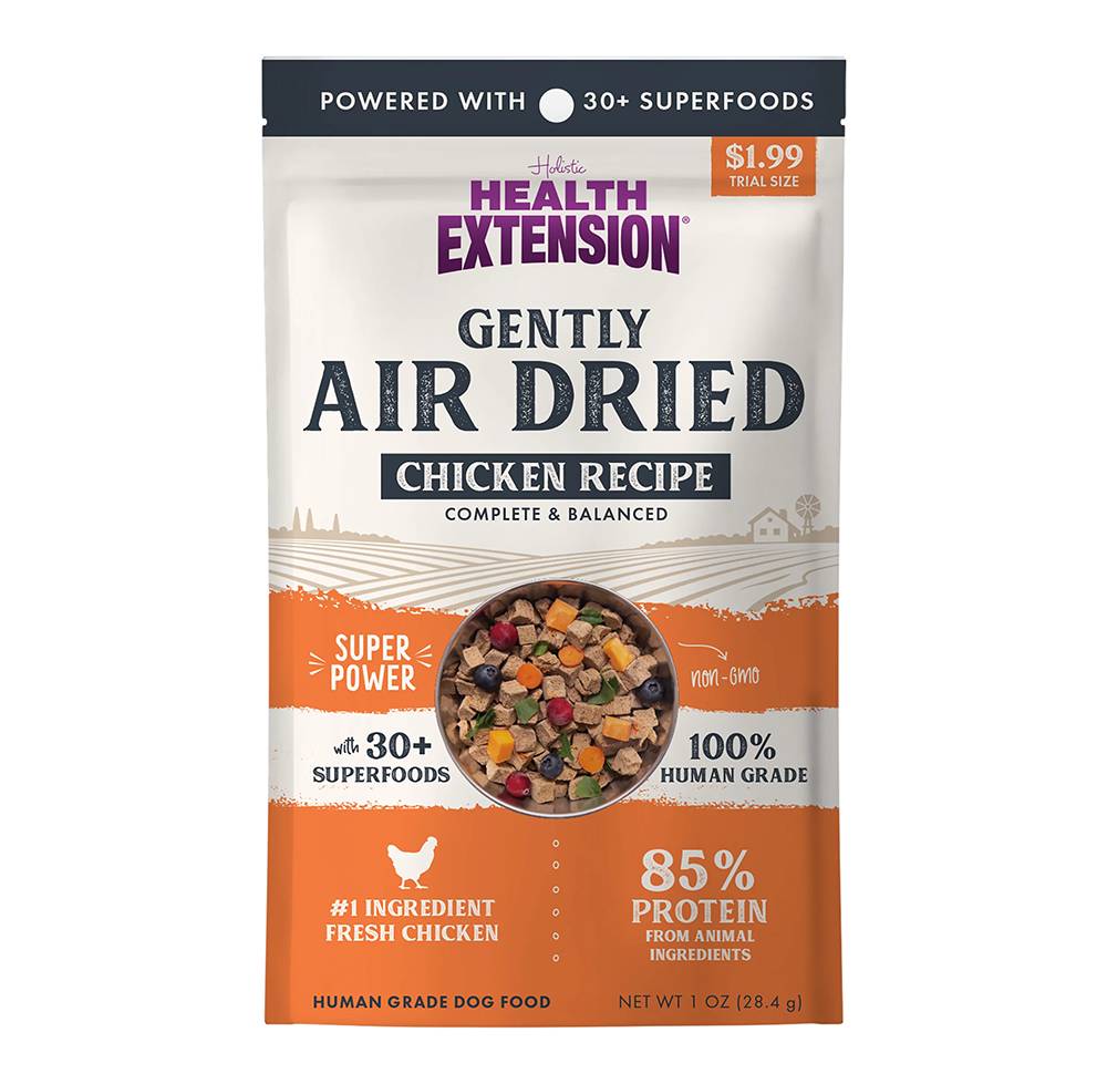 Health Extension Air Dried Complete Chicken Dog Food 1oz