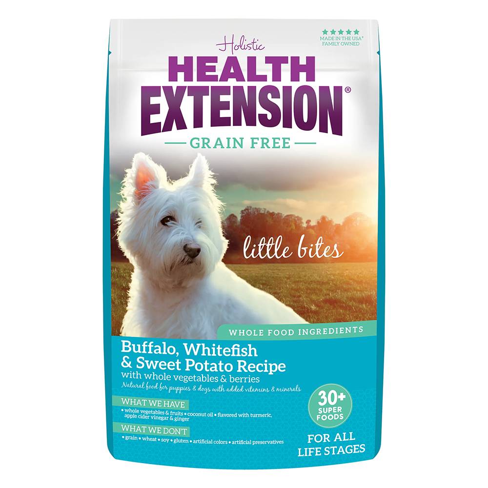 Health Extension Little Bites Buffalo and Fish Dog Food 1lb