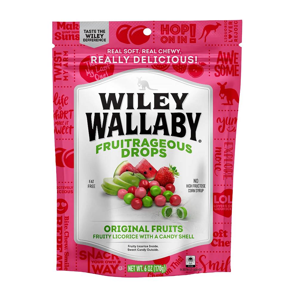 Wiley Wallaby Fruitrageous Drops For People 6oz
