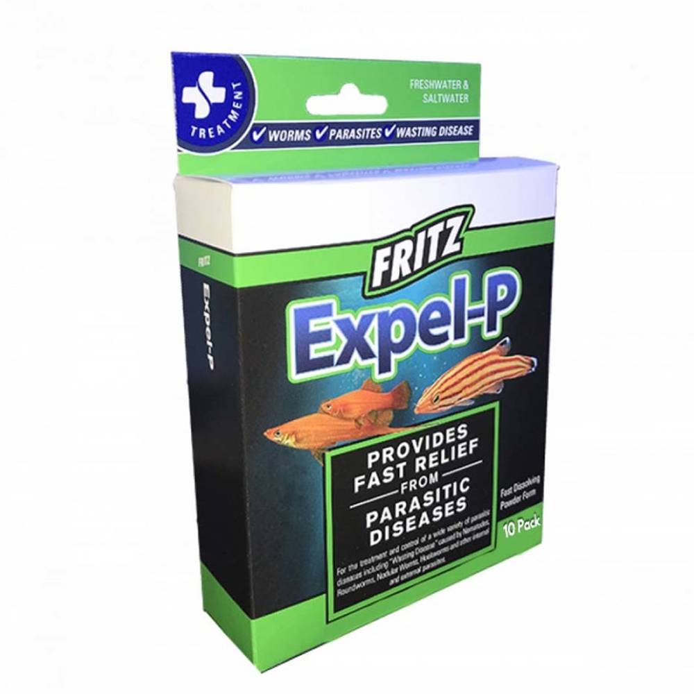 Fritz Expel-P Parasitic Fish Medication 10ct
