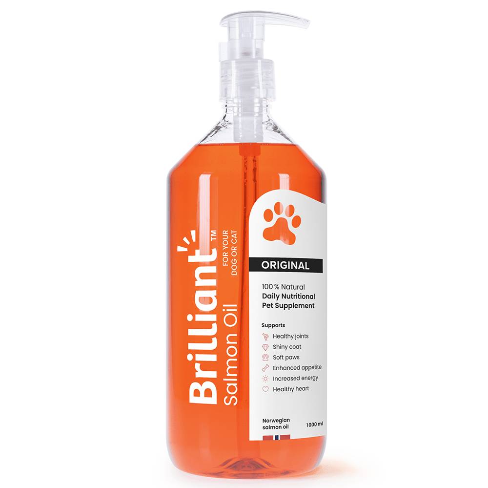 Brilliant Salmon Oil 34oz for Pets