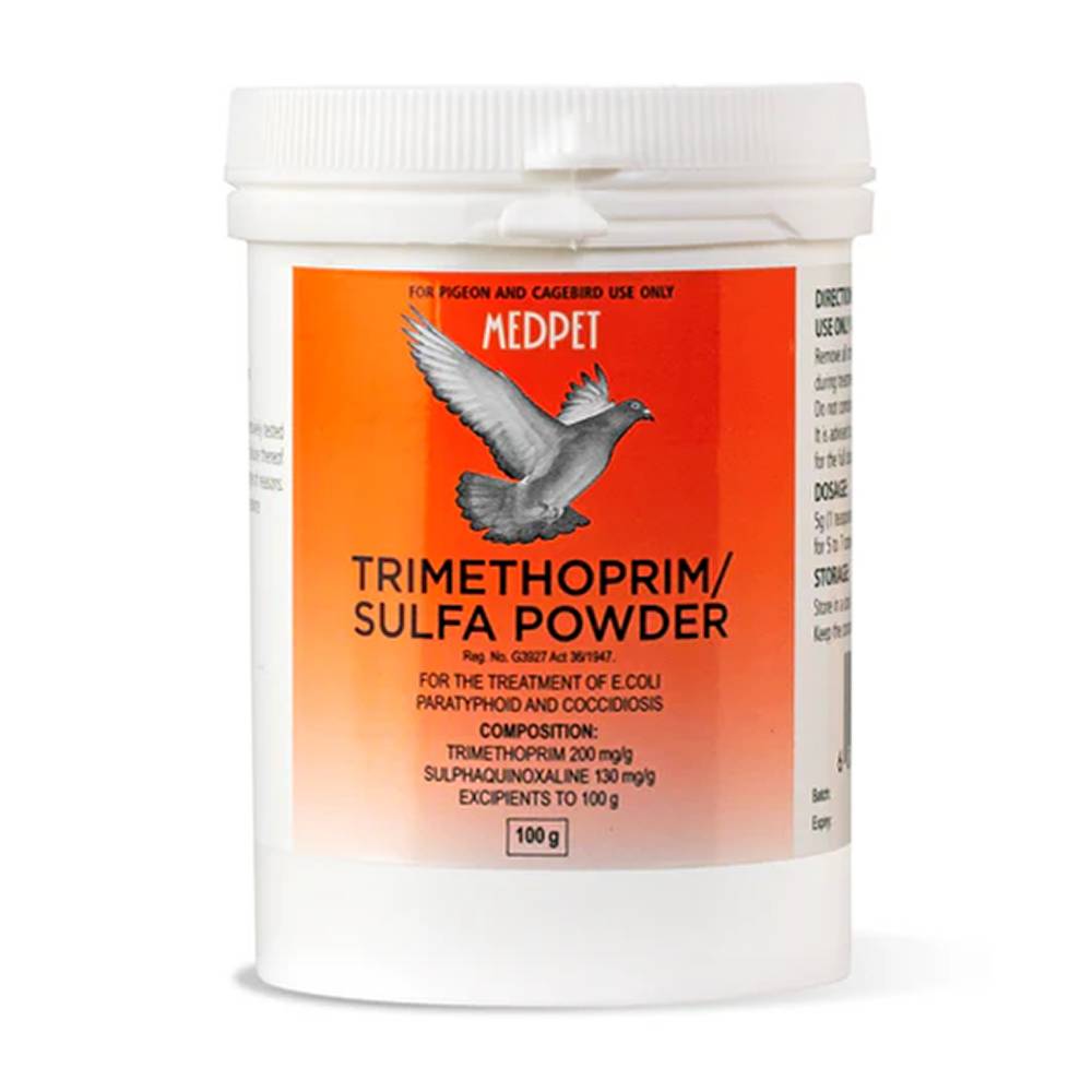 Medpet Trimethoprim Sulfa for Cocci and EColi in Birds