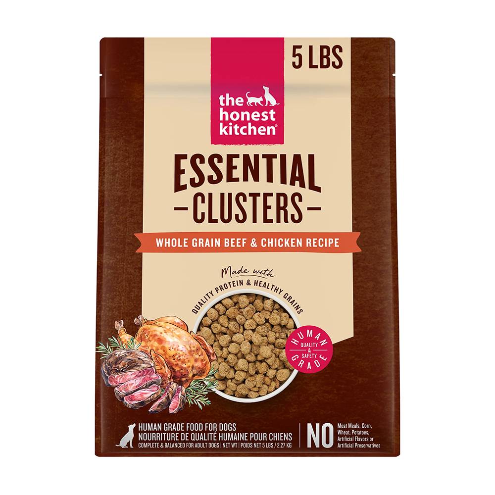 Honest Kitchen Essential Cluster Beef Chicken Whole Grain 5
