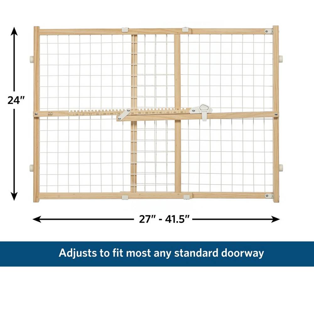 MidWest Homes for Pets Wooden Pet Gate 24-inch