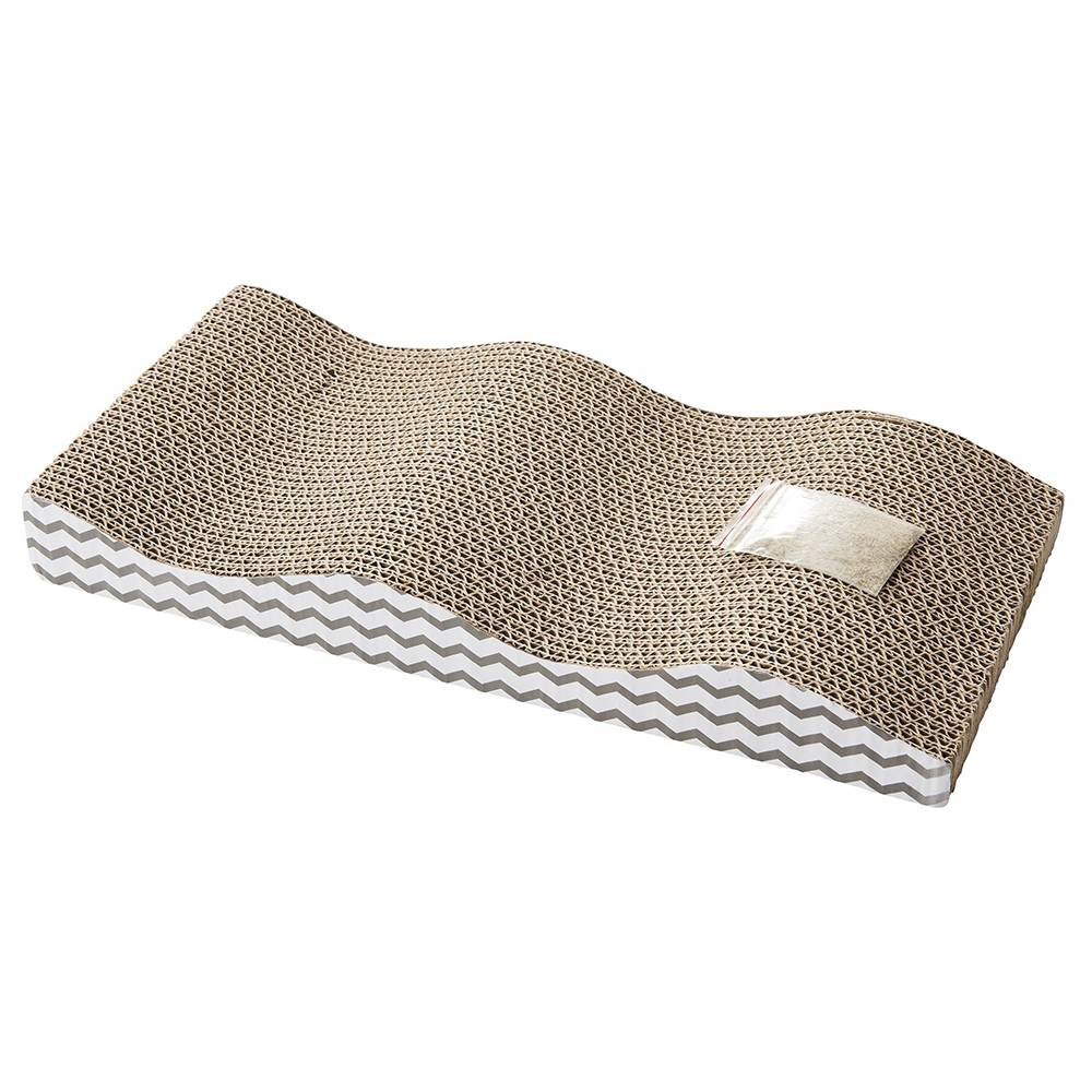 Spot Wave Cat Scratcher Assorted Colors and Patterns 17-inch