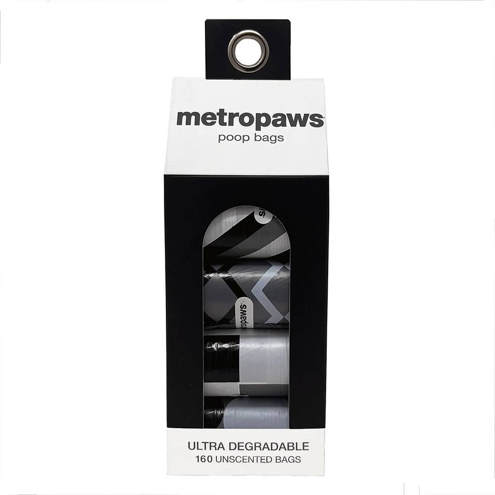 Metro Paws Dog Poopy Bags Black Multi 8 Pack