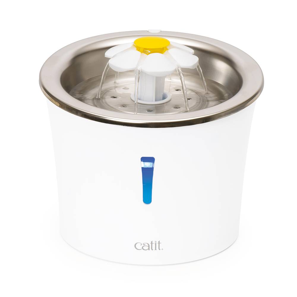 Catit Stainless Steel Flower Pet Fountain