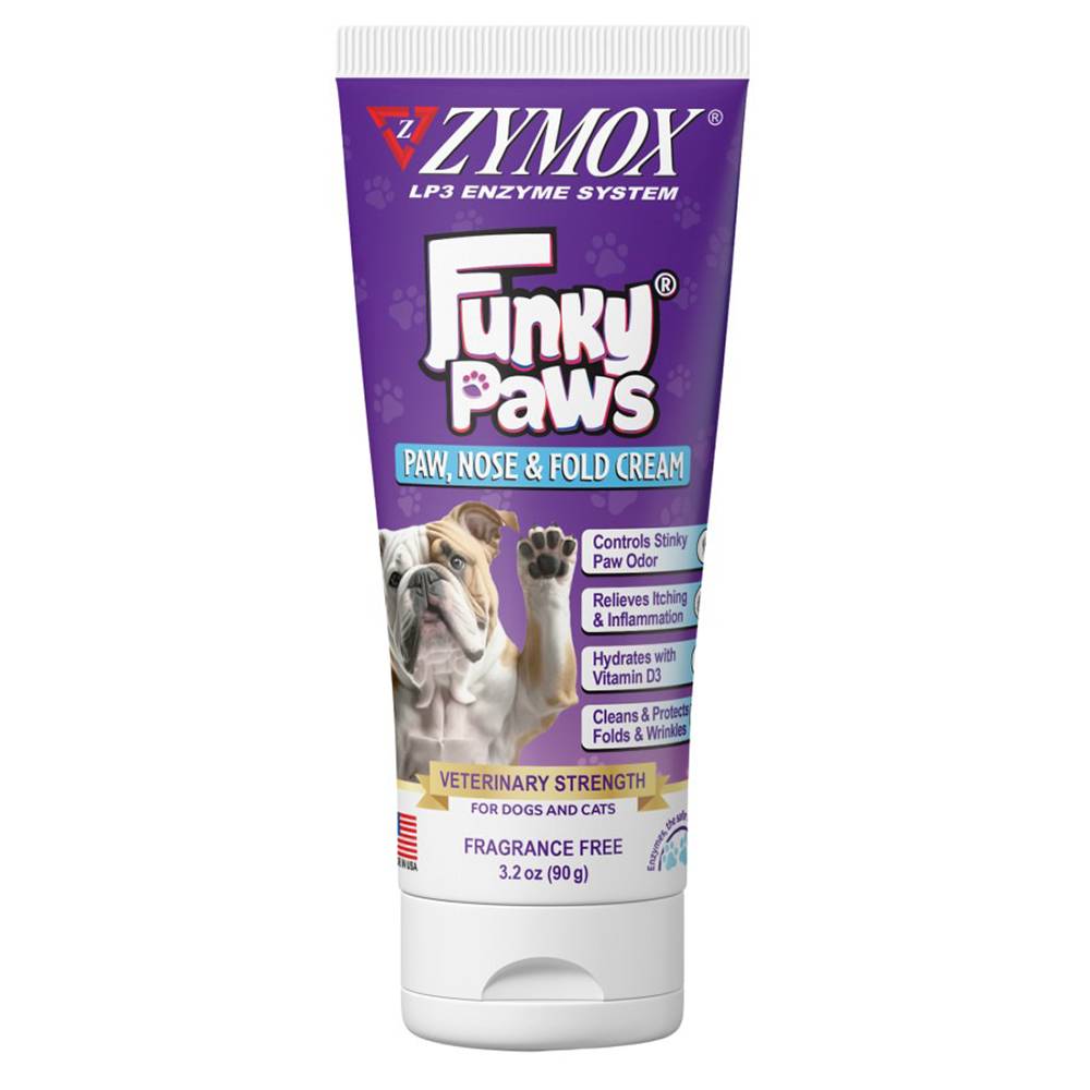 Zymox Funky Paws Nose and Fold Cream 3oz