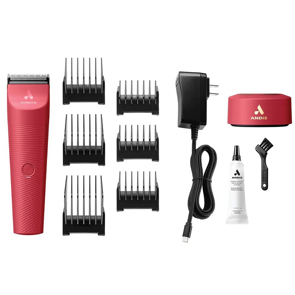 Andis Vida Rasberry Cordless Professional Dog Clipper Kit