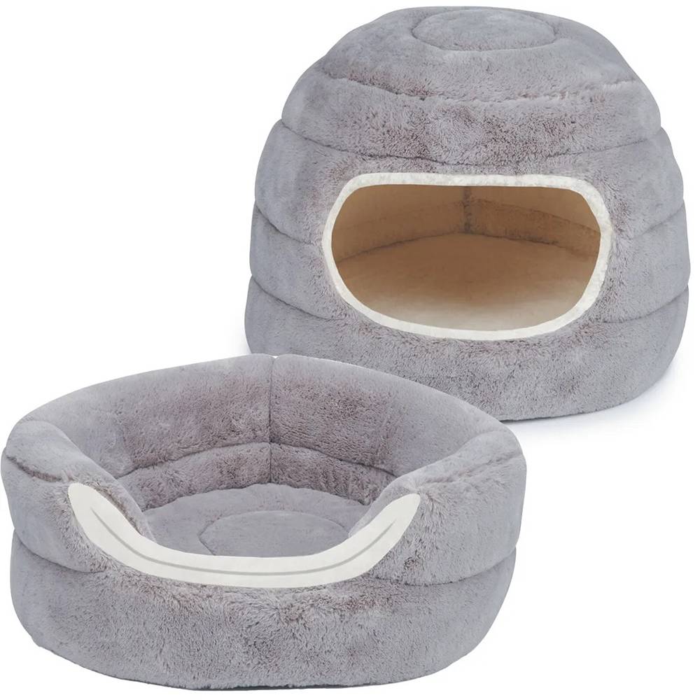 Slumber Pet ThermaPet Cuddler Gray 16x12-inch