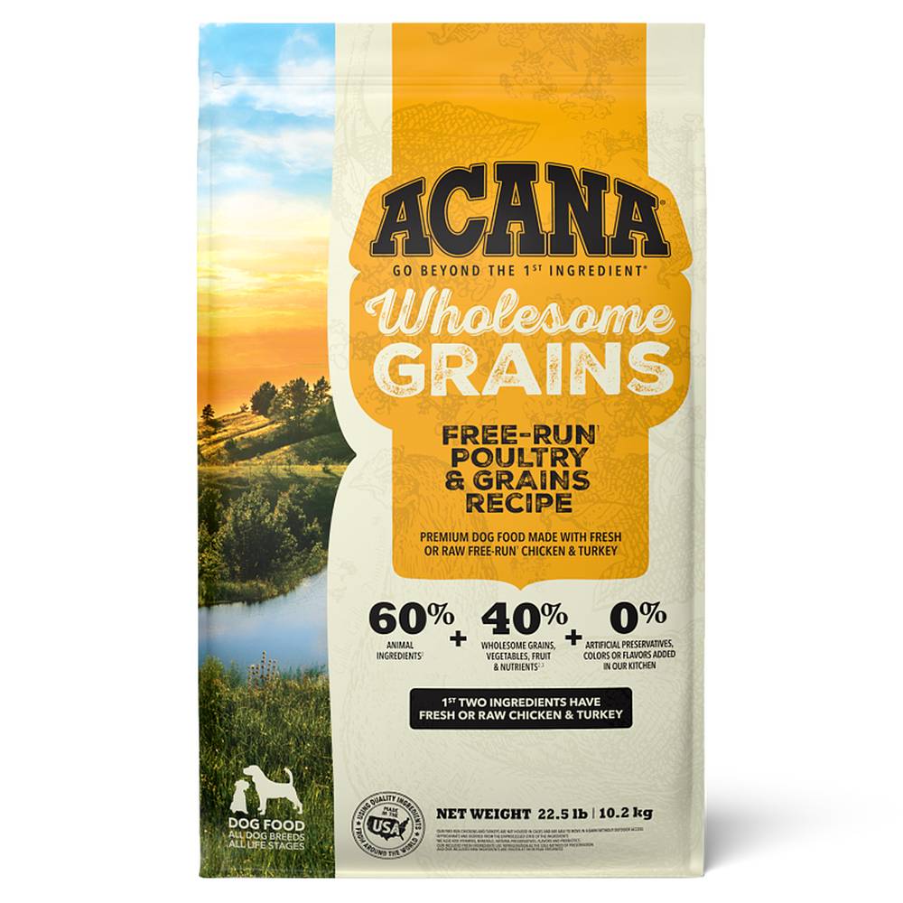 Acana Dog Food Free-Run Poultry Wholesome Grains 32lb