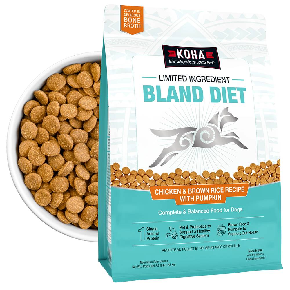 Koha Dog LID Bland Chicken and Brown Rice 3.5 lb