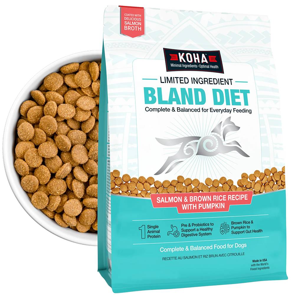 Koha Dog LID Bland Salmon and Brown Rice 20 lb