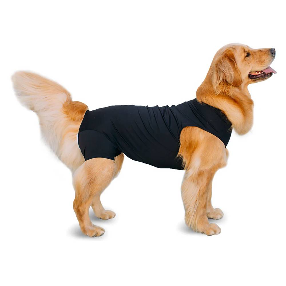 Shed Defender Medical Onsie for Dogs Black XXSmall