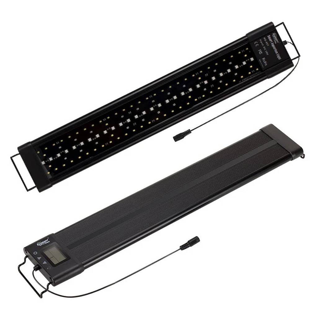 Hygger LED 30-36-inch Aquarium Light Fixture w/ LCD Timer
